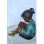 Statue en bronze 11 po x 8 po x H 12 po Nifao Collection