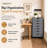 7-Drawer Mobile File Cabinet with Storage, Wood Storage Cabinet, Rolling Organizer for Office Supplies, Documents, Craft Materials, Home Office & Study-1824559435