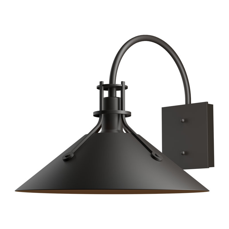 Henry 1 - Light Aluminum Outdoor Barn Light, 12.9" H x 14.4" W x 16.8" D, Coastal Oil Rubbed Bronze