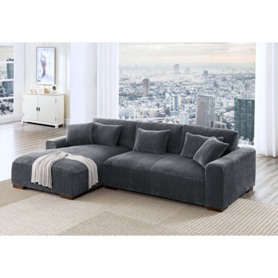Canapé modulaire 2 pièces rembourré