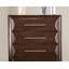 Commode de style transitionnel 1pc 5-queue d'aronde anglaise et tiroir à queue d'aronde française