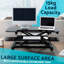 Adjustable Metal Base Standing Desk Converter-64237981