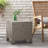 Charmante table d'appoint en rotin de polyéthylène pour une oasis extérieure, rehaussant le style et la fonctionnalité