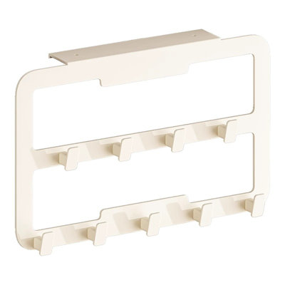 Iron Seamless Over-The-Door Hook Rack