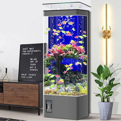 35-42 Gallon Acrylic Glass Modern Eco Aquarium Tank