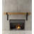 Fleener Hand Carved Wood Mantel