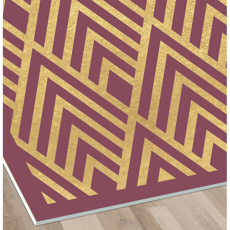 Blanken Non-Slip Chevron Doormat, Runner 80 x 300cm