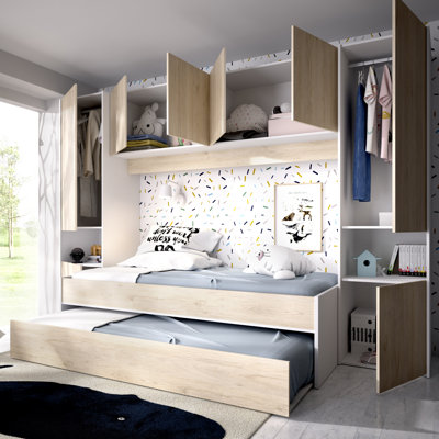 Carnell Single (3') Mattress with Bookcase
