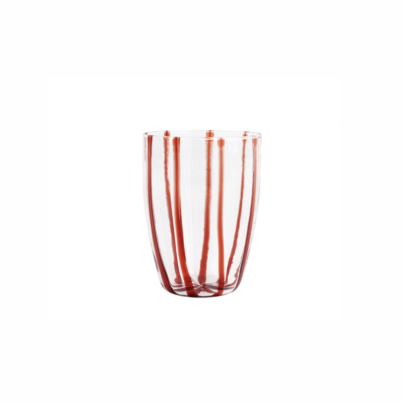 Nuovo Stripe Handmade Wine Glass