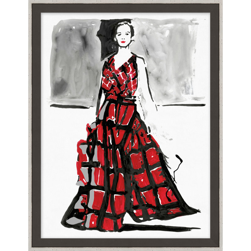 Allure, impression encadrée sur verre 2 pi