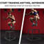 Steel Plyometric Jump Box, 45 cm with Anti-Slip Rubber Surface, Stable Trapezoidal Fitness Platform, 226kg Capacity, Black for Home and Gym