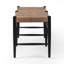 Wyatt Bench-Drifted Matte Black Water-based