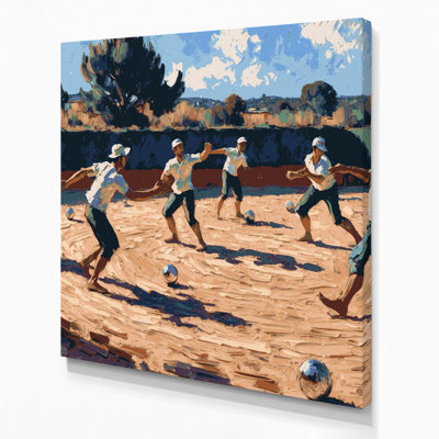 Art mural sur toile beige Sports Sports