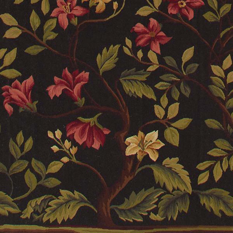 Wool Floral Area Rug, Rectangle 14'3" x 19'7"