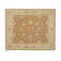 Wool Oriental Area Rug in Rust/Beige