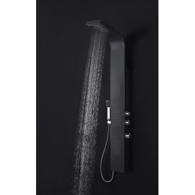 Atoll 64.96'' Shower Panel with Fixed Shower Head
