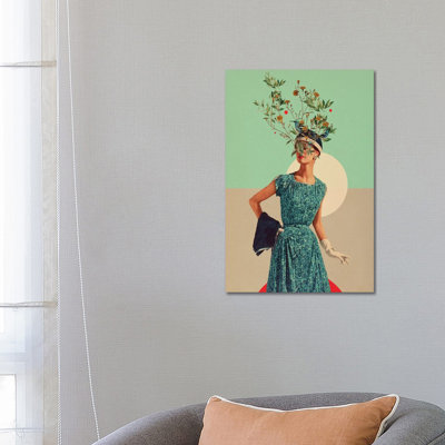Haru 1 Piece Wrapped Canvas Wall Art