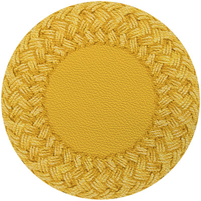 Napperon en cuir Raffia