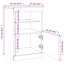 Sihi 41 cm W Glass Sideboard-591472506
