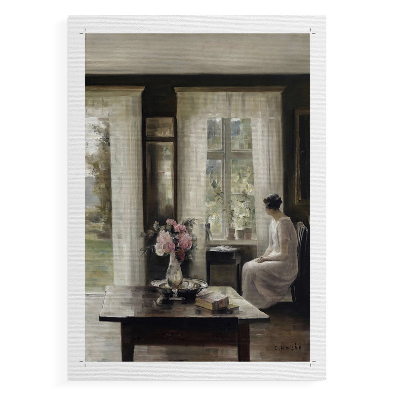 Impression de portrait rétro vintage XXXIX - reproduction de toile seulement - non encadrée, H 36 po x l 24 po