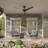 Rizo 52" 3 Blade Indoor/Outdoor Low-profile Matte Black Modern Ceiling Fan with Wall Control-127174495