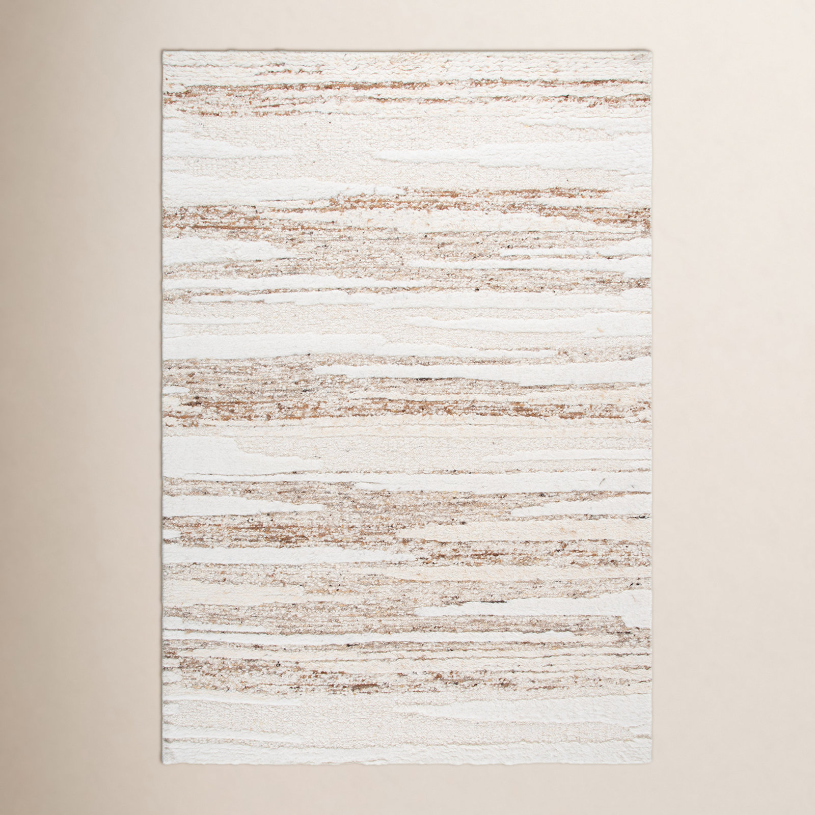 Kaci Hand-Knotted Abstract Rug, Rectangle 6' x 9'