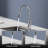 Pull Down Single Handle  Kitchen sink Faucet  in Chrome