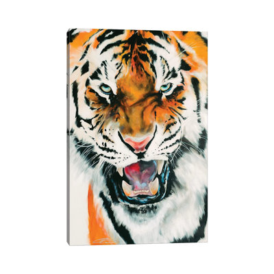 Tiger 1 Piece Wrapped Canvas Wall Art