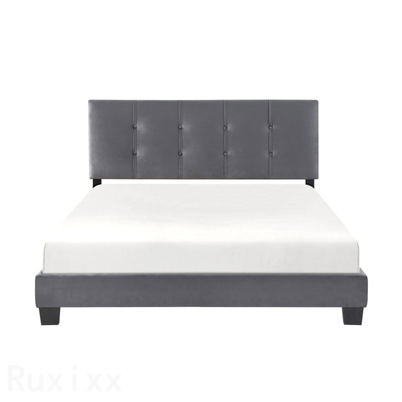 Mobilier de chambre à coucher 1pc, Queen, Dark Grey