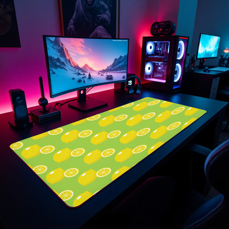 Polyester Desk Pad, 31.5x15.5