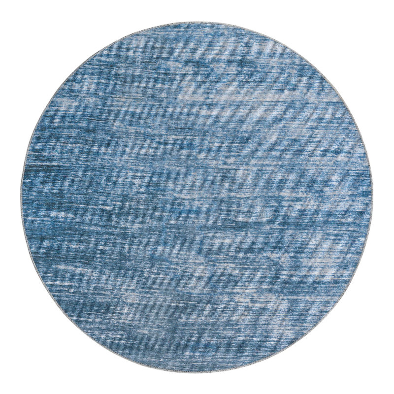 Montagna Chenille Indoor Rug, Round 5'