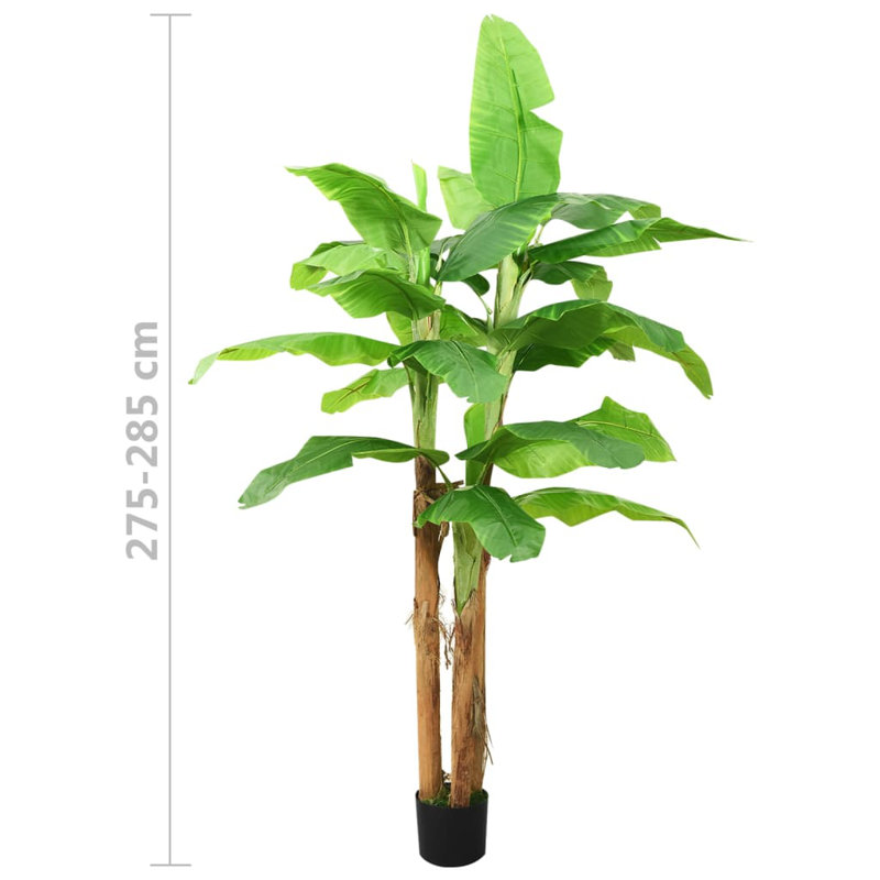 275cm Faux Banana Leaf Tree in Pot