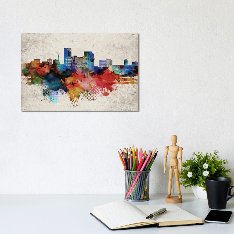 1 Piece Wrapped Canvas Painting, 20.32 cm H x 30.48 cm W