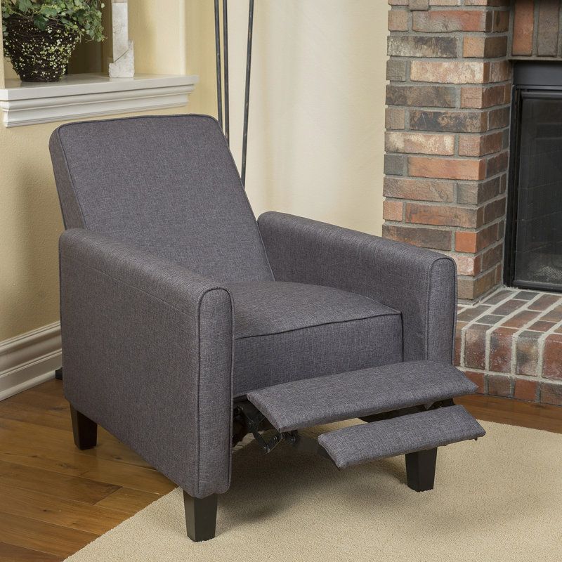 Chaise à dossier poussoir en tissu fumé pour une décoration intérieure élégante, Tissu fumé