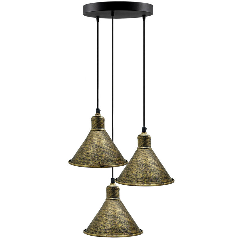 Wier 3 - Light Black Cluster Pendant