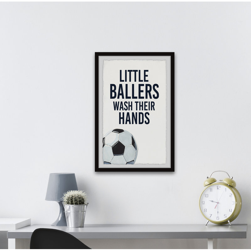 Paull «Little Ballers II», reproduction encadrée, H 12 po x l 8 po x P 1,5 po