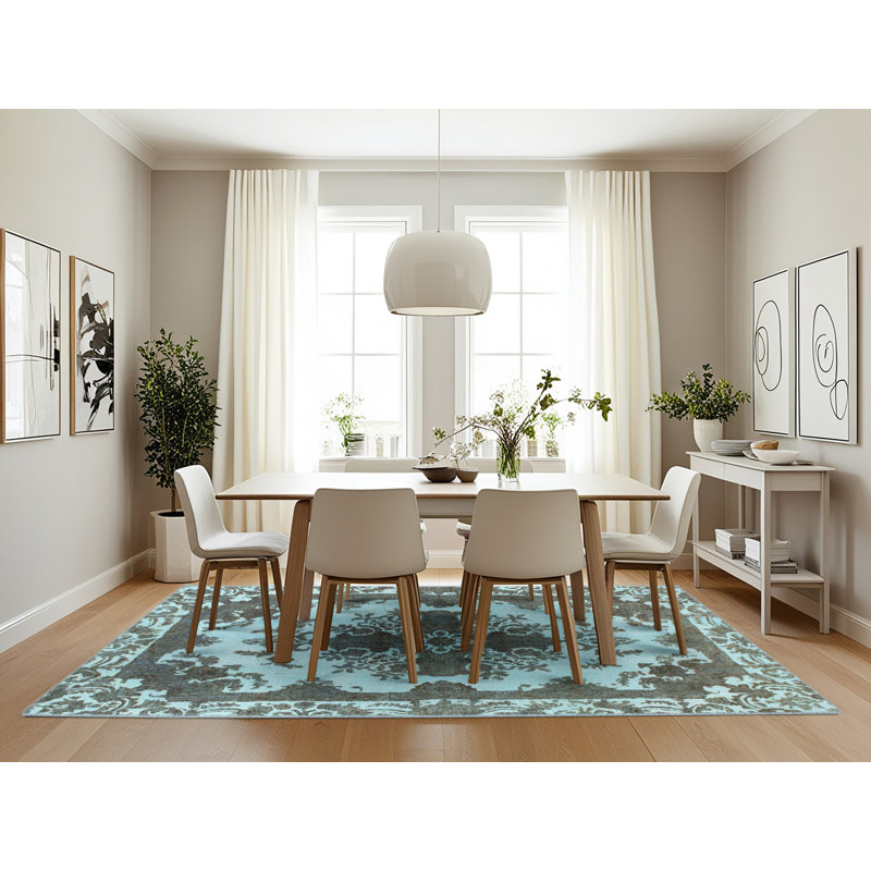 Tapis abstrait moderne 1276, Rectangle 7 pi x 10 pi
