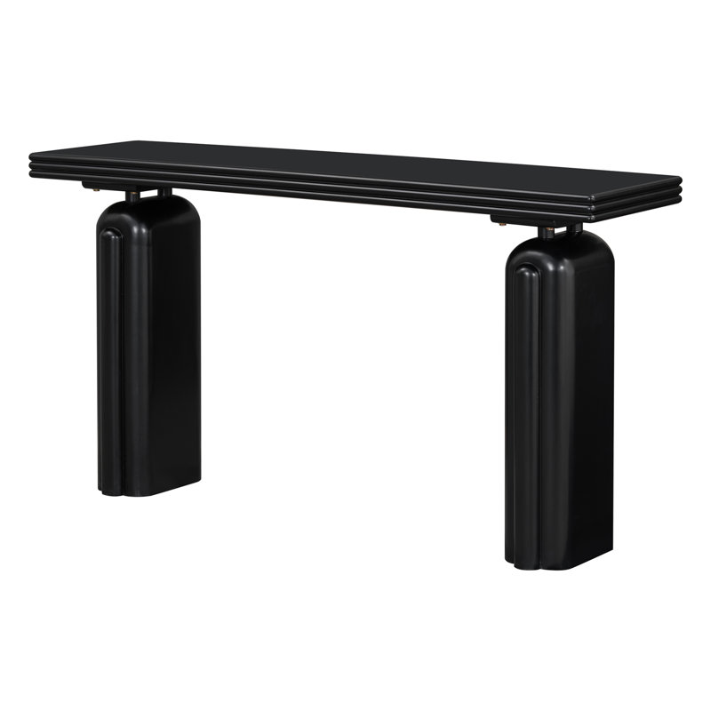 Chic, Elegant And Luxurious Acacia Veneer Console Table,Suitable For Entryway, Hallway, Living Room, Foyer, Corridor