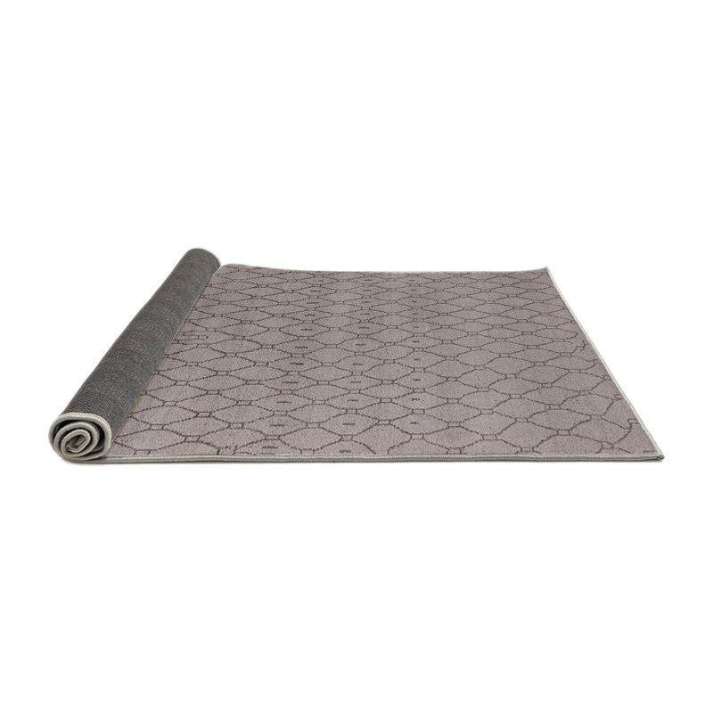 Tapis noir/brun, Rond 5 pi