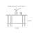Retro Minimalist Console Table-110574604