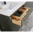 36" Solid Wood Bathroom Vanity with 1" Engineered Marble Top, Single Sink-366990467