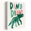 «Playful Green Dino», art mural moderne et audacieux-129003408