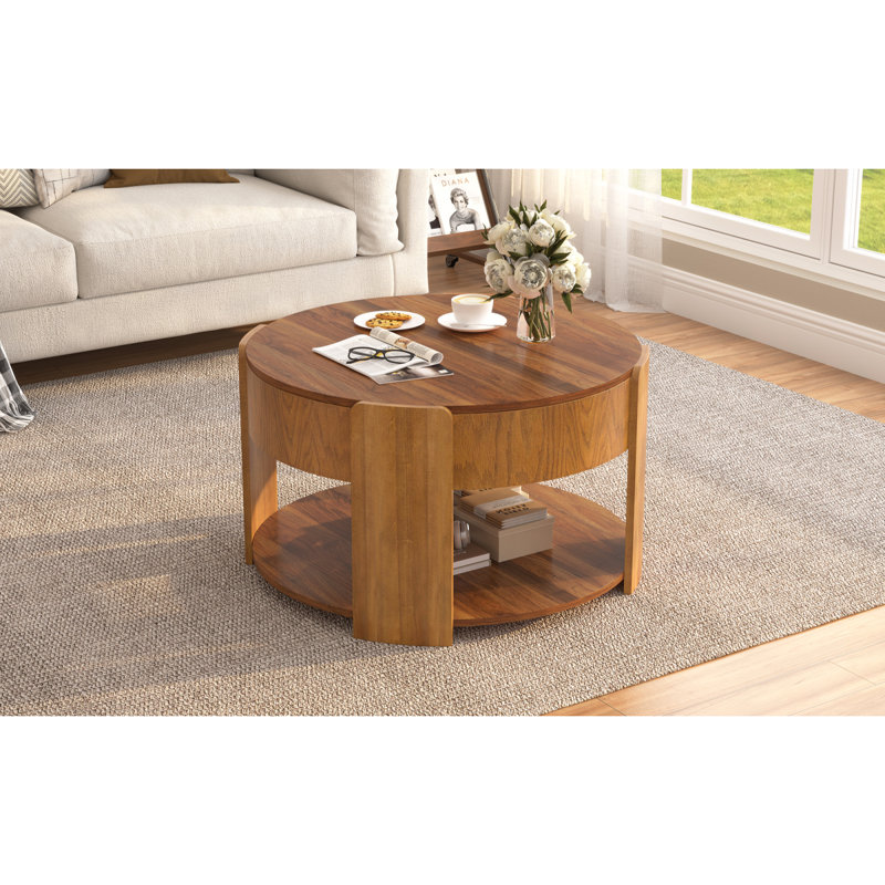 Table basse VIBE HAUS Farmhouse, Brun