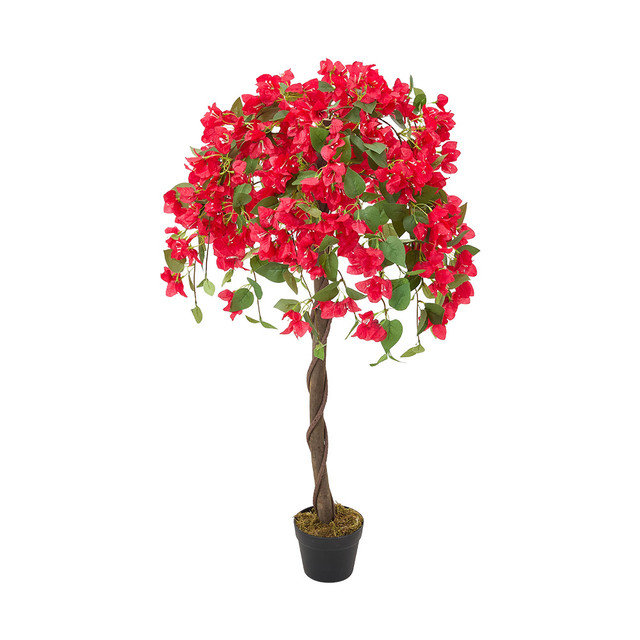 120cm Faux Bougainvillea Tree in Pot