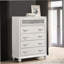 Commode blanche à 5 tiroirs