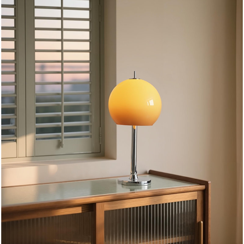 23" Modern Glass Table Lamp