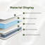 Matelas hybride en mousse viscoélastique imprégnée de gel 6 po-1015641358