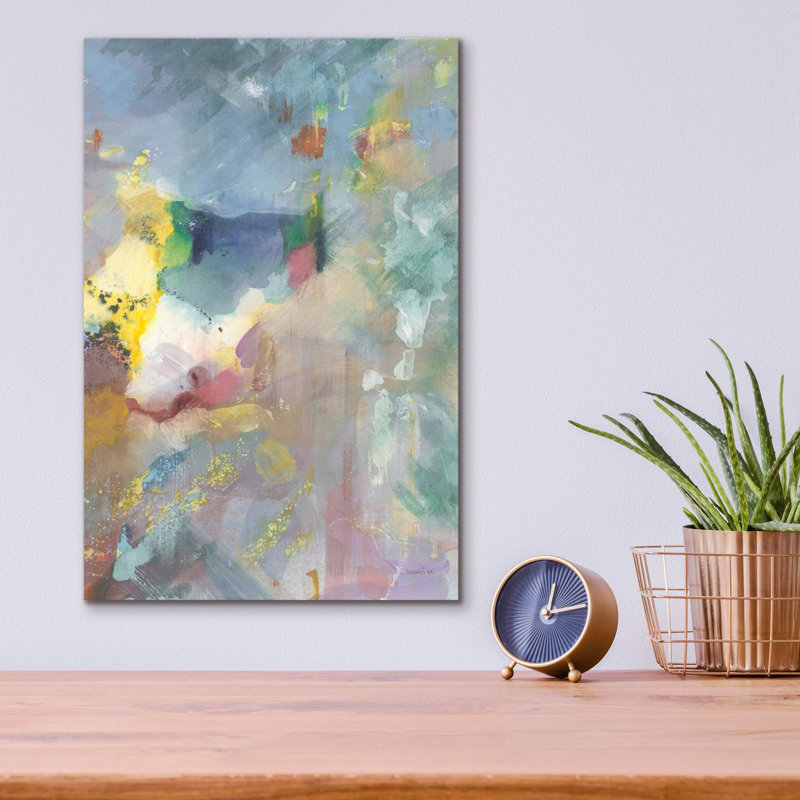 «Quasar 3 Rose» par Danhui Nai, art mural en verre acrylique, H 16 po x l 12 po x P 0,13 po