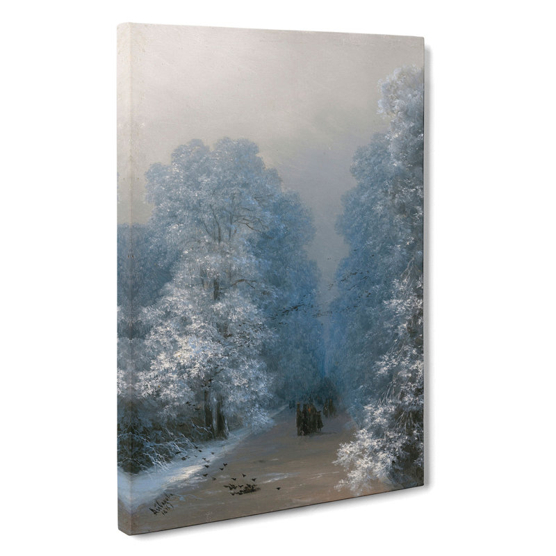 Winter Landscape by Ivan Aivazovsky - Wrapped Canvas, 50cm H x 35cm W x 3cm D