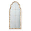 Miroir arqué mauresque avec cadre antique et motif quadrillé